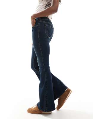Hollister Low Rise Flare Jean In Blue