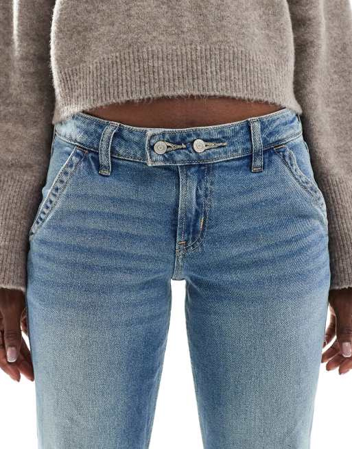 Low Rise Bootcut Jeans Hollister White Jeans Womens Hollister Low