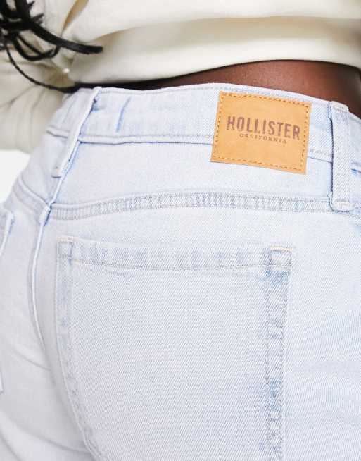 light blue low waisted hollister jeggings., size 0L