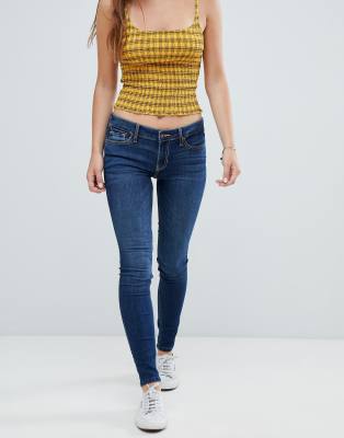 hollister low rise skinny jeans