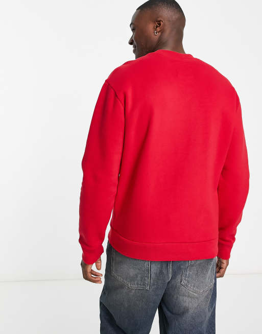 Hollister Lunar New Year logo print sweatshirt in red