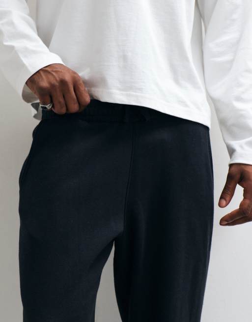 Hollister luźne joggersy z niskim stanem w czerni, 4 z 5