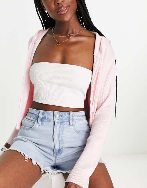 Hollister - Lyseblå mom-denimshorts, 4 af 4
