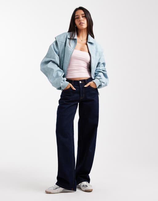 Hollister - Lyserød vendbar tubetop med fold og gingham-tern, 2 af 4
