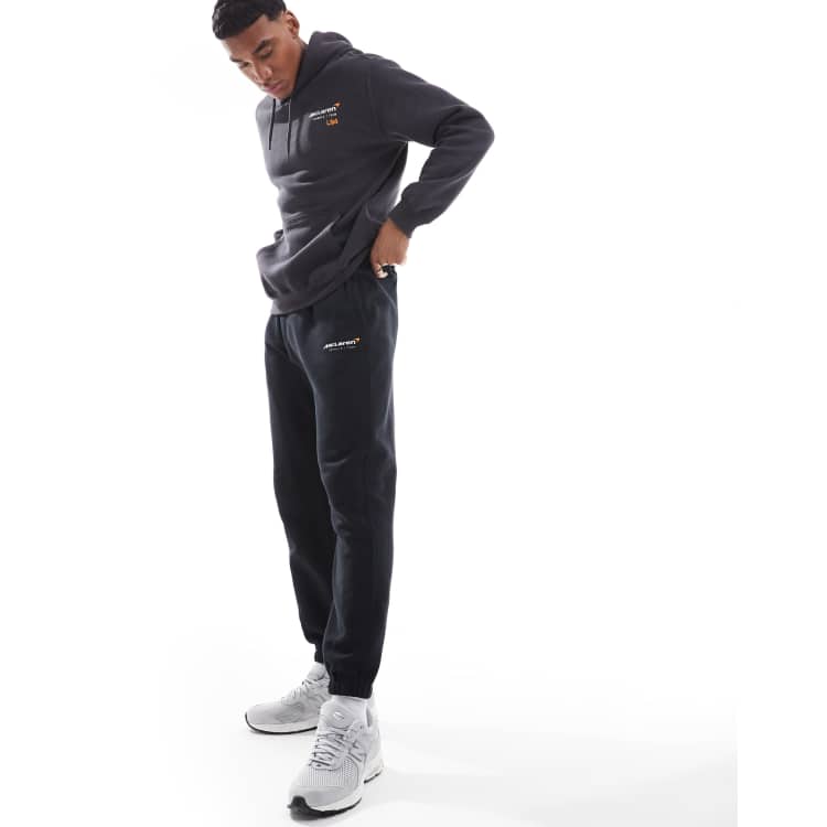 Hollister maclaren motif jogger in black ASOS