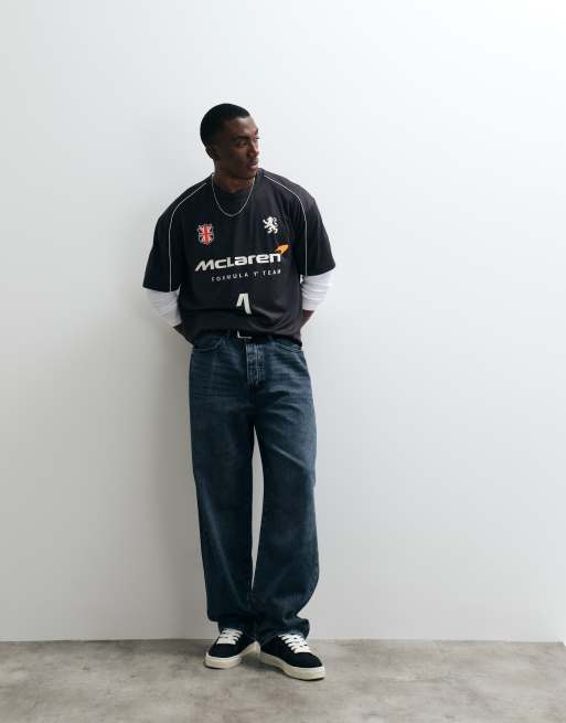 Hollister - McLaren - Maglia da calcio nera, 2 di 5