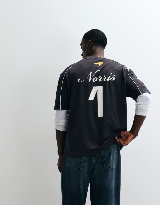Hollister - McLaren - Maglia da calcio nera, 3 di 5