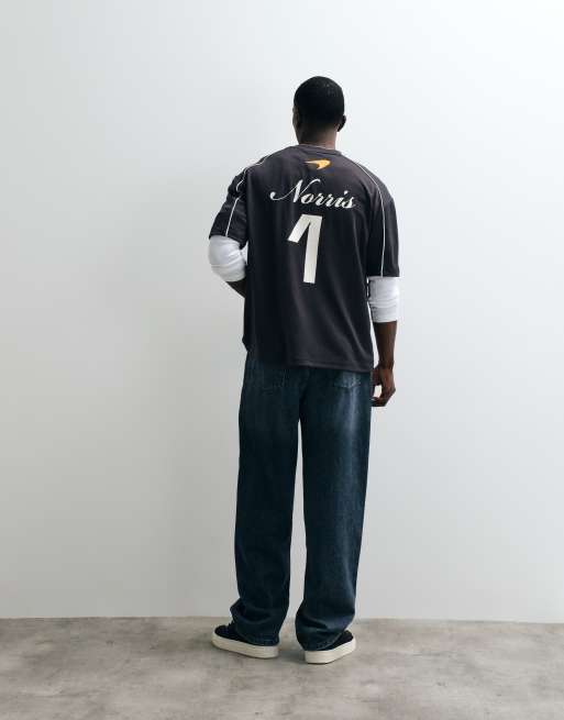 Hollister - McLaren - Maglia da calcio nera, 4 di 5