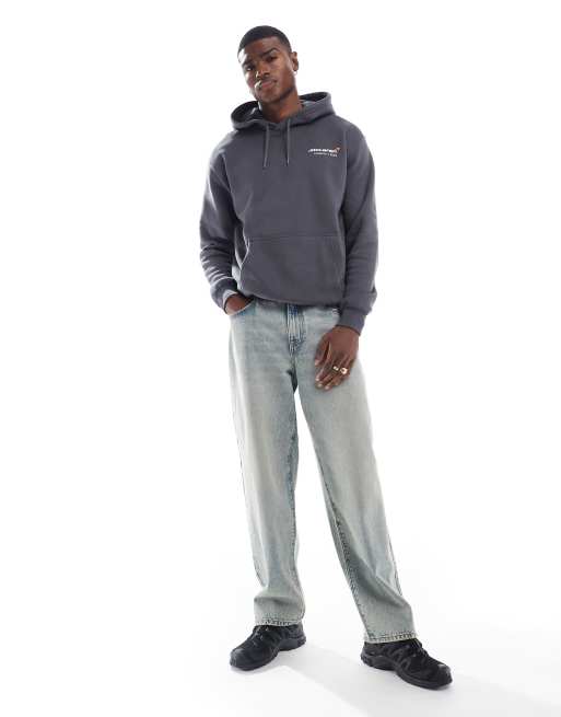 Hollister - Mclaren - Sweat à capuche avec motif au dos - Anthracite, 3 de 4