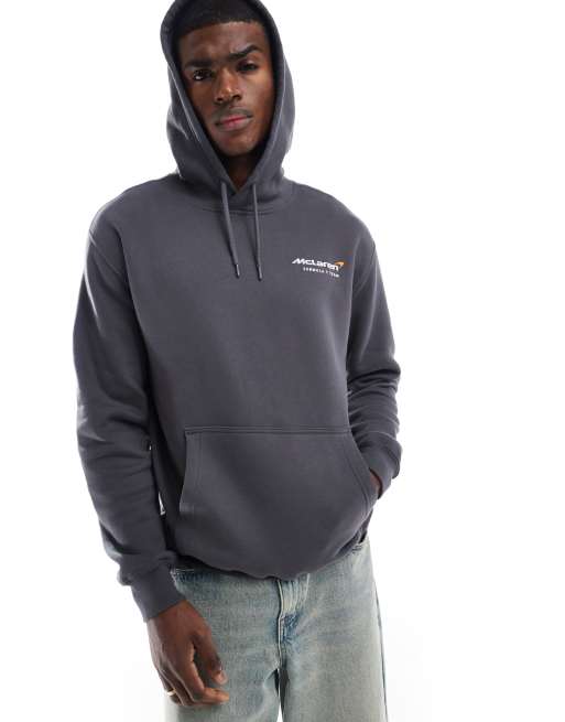 Hollister - Mclaren - Sweat à capuche avec motif au dos - Anthracite, 4 de 4