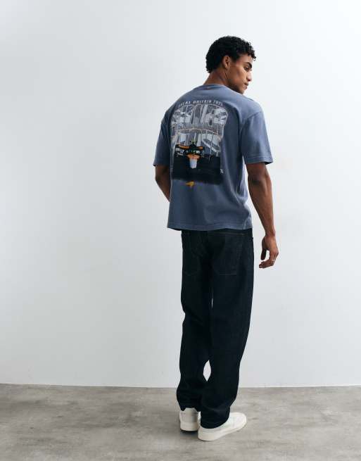 Hollister McLaren t-shirt graphique bleu, 5 de 5