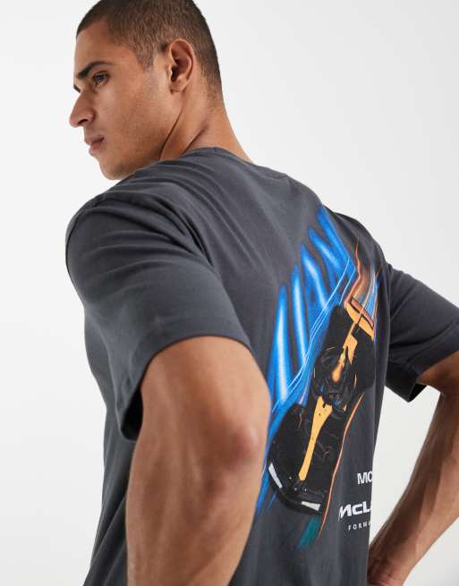 Hollister Miami racing back graphic t-shirt in black, 3 of 5