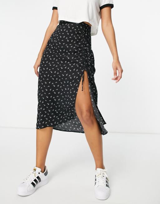 Floral skirt clearance hollister