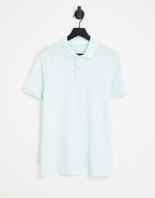 Hollister – Mintgrön pikétröja med ikonisk logga