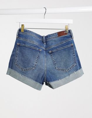 hollister mom jean shorts