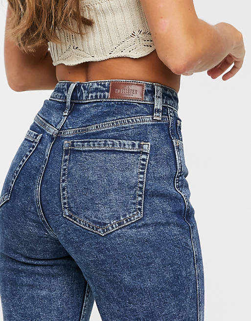 Damen Kleidung Jeans Jeans mit hoher Taille Hollister Jeans mit hoher Taille Hollister high waist Jeans 