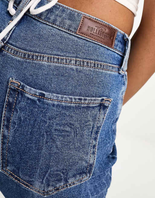 Hollister High Rise Mom Jeans - Gem