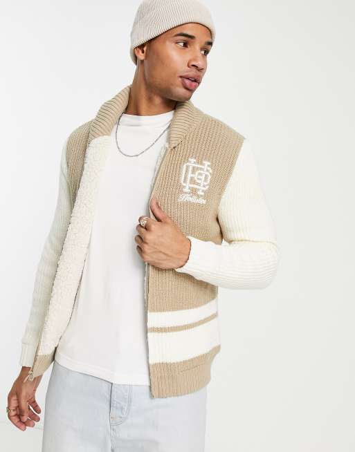 Hollister Striped Icon Cardigan