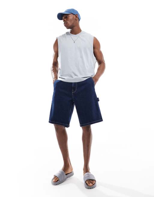 Hollister – Mörkblå, baggy jorts