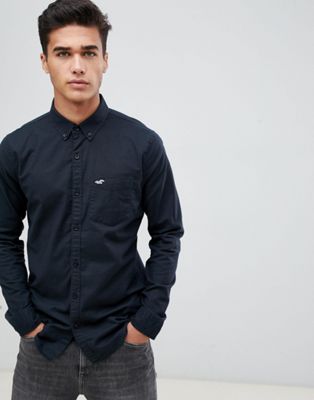 Hollister Muscle Fit Icon Logo Oxford 