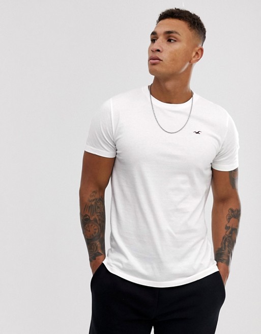 Hollister | Hollister Muscle Fit Icon Logo T-Shirt in White