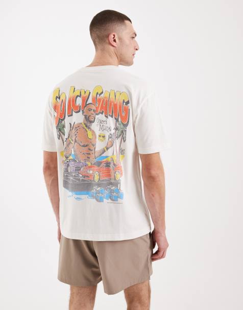 Hollister music licence graphic t-shirt in white - view 1