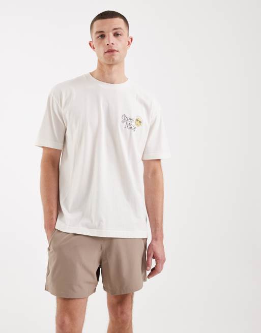 Hollister music license graphic t-shirt in white, 2 of 5