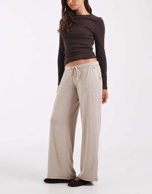 Hollister mysiga vida byxor i oatmeal, 1 av 5