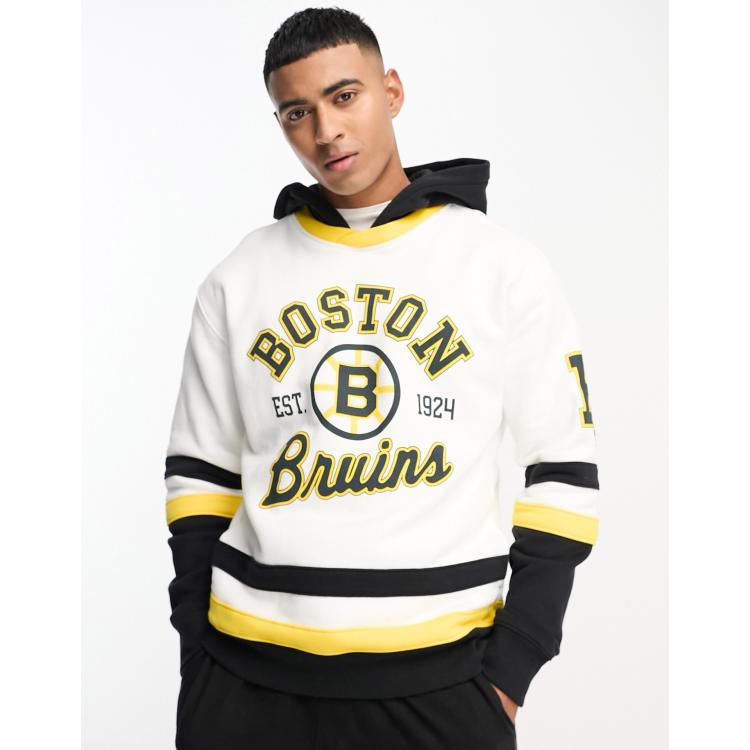 Vintage NHL Boston Bruins Hoodie Grey Medium 