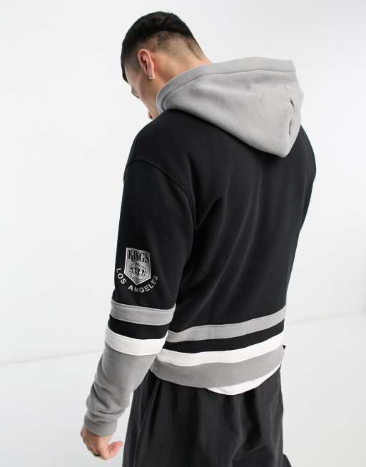 Hollister NHL LA Kings hockey hoodie in black and grey