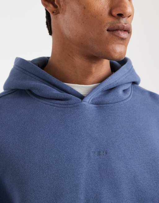 Hollister – Niebieska sprana bluza z kapturem i logo, 5 z 5