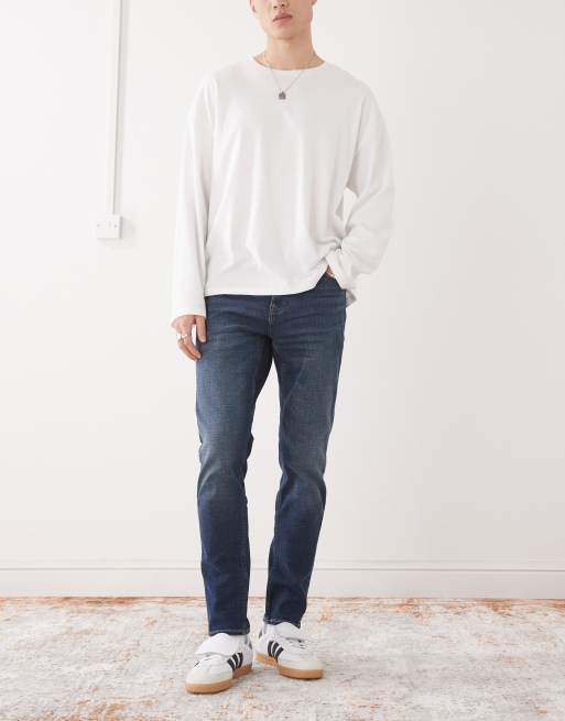 Hollister – Niebieskie jeansy o obcisłym kroju