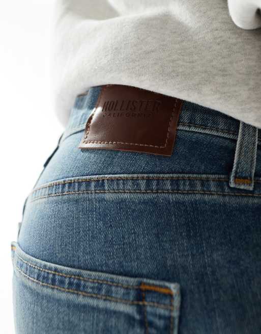 Hollister – Niebieskie jeansy z prostymi nogawkami, 2 z 5