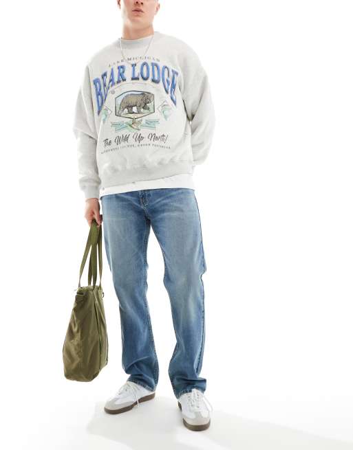 Hollister – Niebieskie jeansy z prostymi nogawkami, 5 z 5