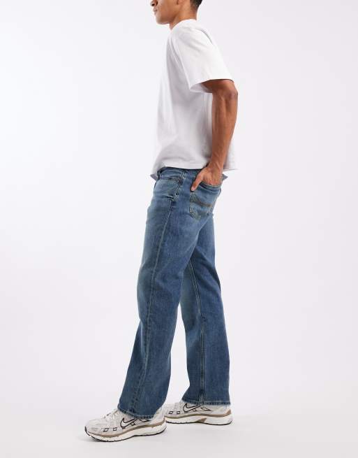 Hollister – Niebieskie jeansy z prostymi nogawkami, 2 z 5