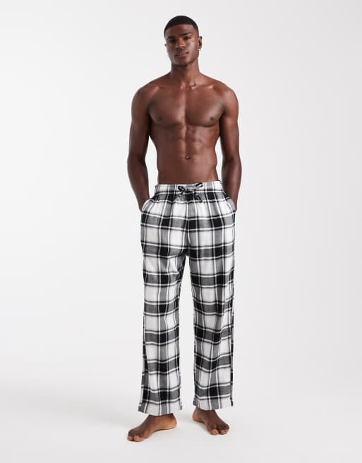 Hollister nightwear pants in black check