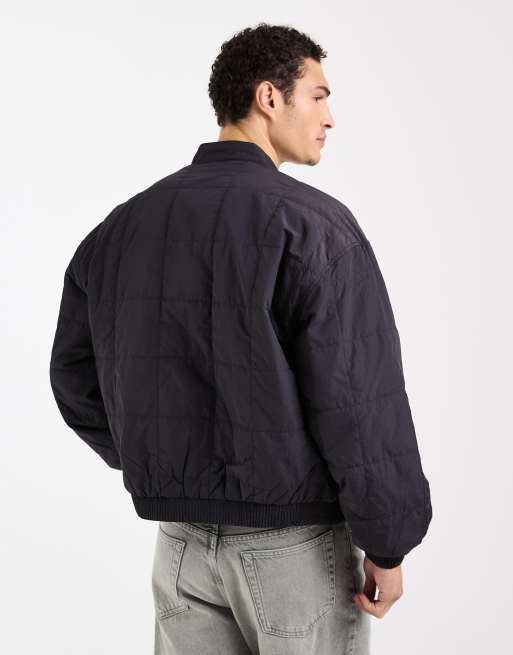 Hollister nylon ford graphic bomber jacket in black, 3 of 5