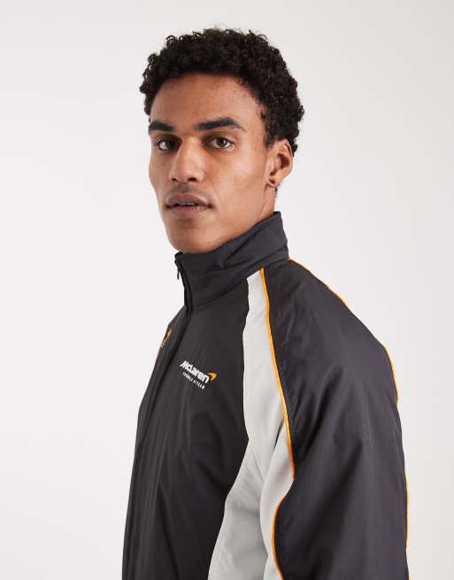 Hollister nylon McLaren racing jacket in black colour block, 5 of 5
