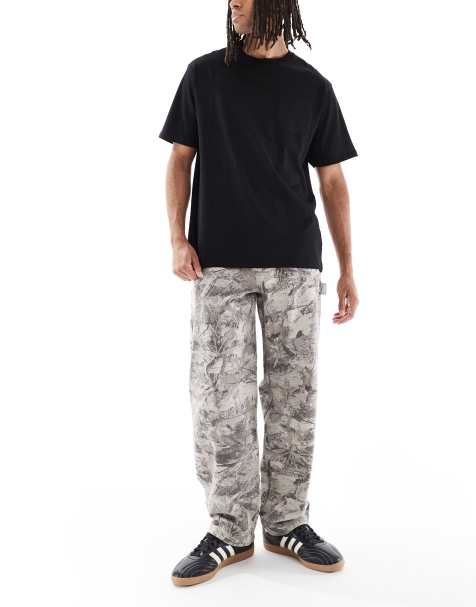 Hollister skater baggy jeans in camo print