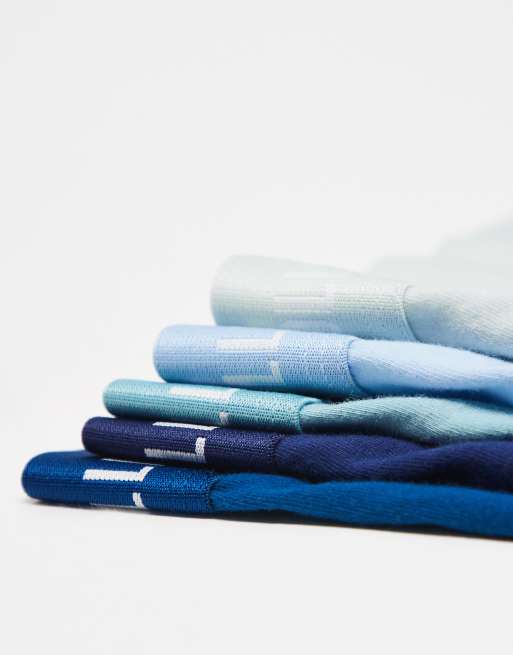 Hollister – Olikfärgade trunks med ton-i-ton-logga på midjebandet, 5-pack, 3 av 3