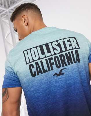 ombre hollister shirt