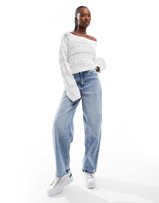 Hollister cropped sweater cheap