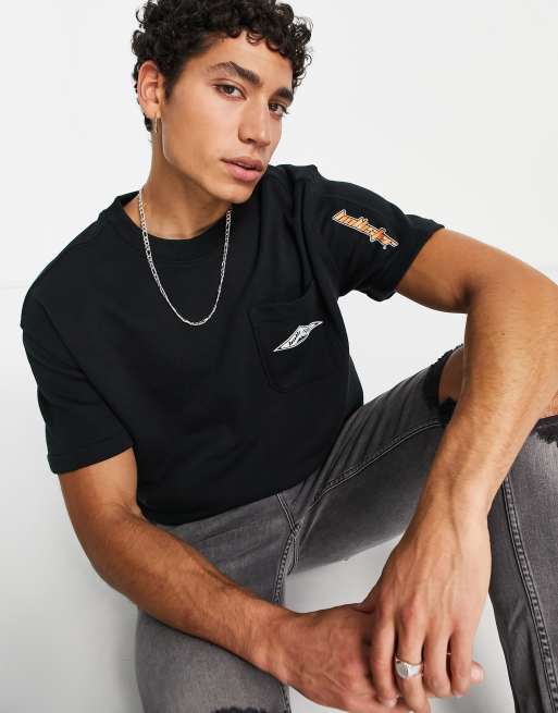 Hollister t-shirt with logo in black