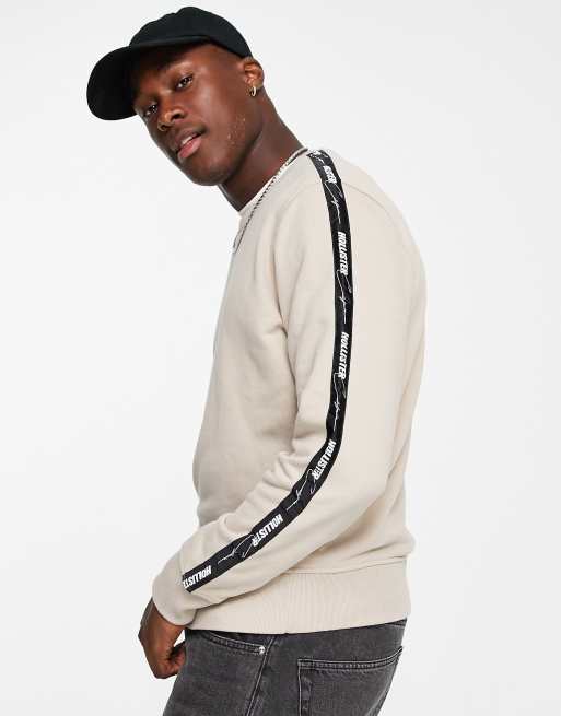 Logo tape cheap crewneck sweatshirt