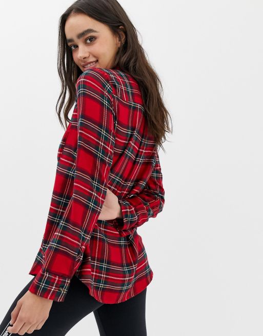 Hollister flannel 2025 womens