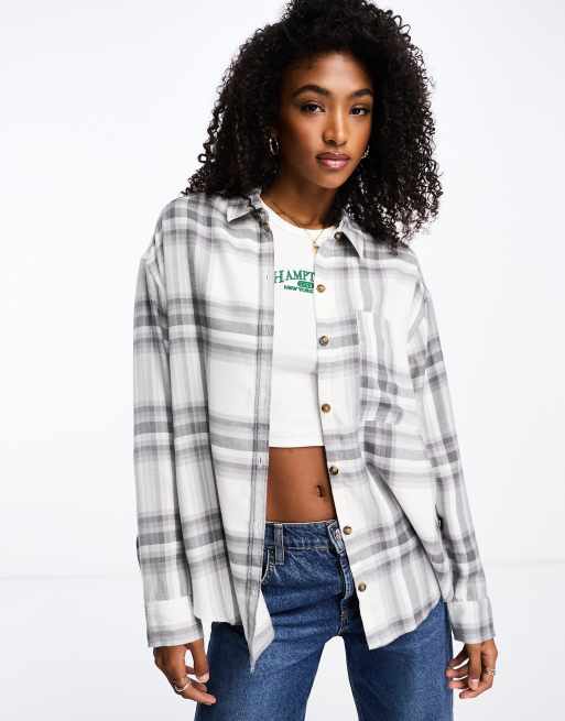 Hollister checked on sale shirt ladies