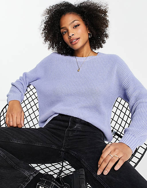 Hollister oversized jumper in lilac
