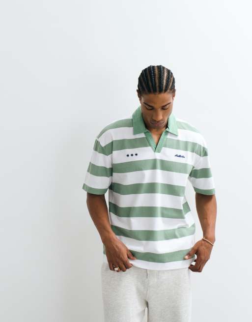 Hollister unisex one size fits all green blue white and brown stripes Belt Hollister Womens Belt Canvas Waist Belt White Blue Striped  main image 3