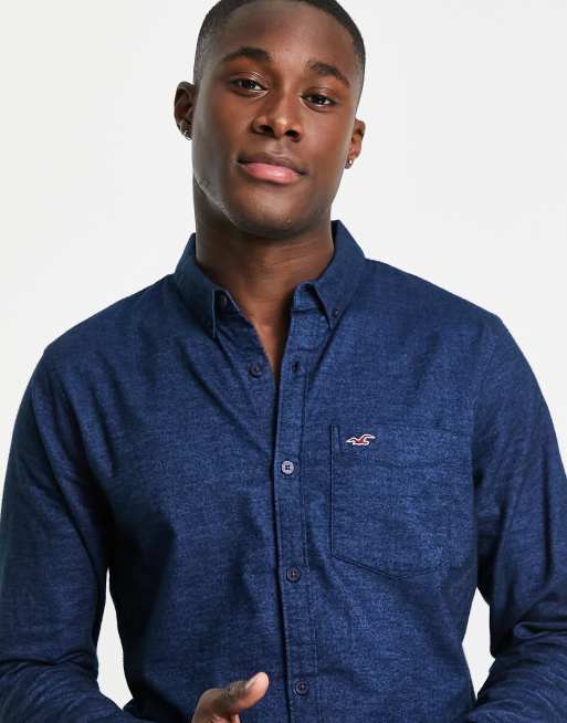 Stretch oxford slim fit shirt hollister new arrivals
