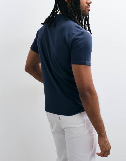 Hollister - pack de 3 camisetas básicas en blanco, azul marino y negro, 5 de 5